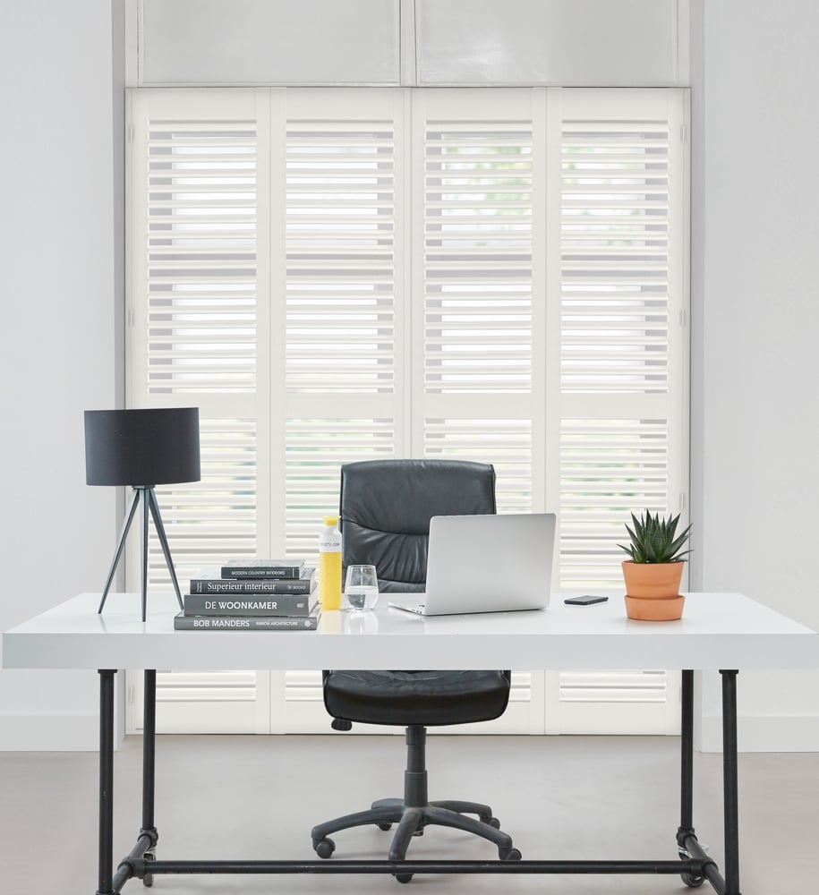Bright Wood - Shutter - Silk White BW003