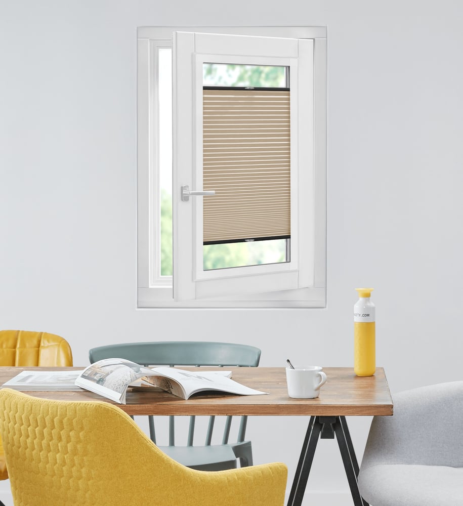 Luxury - Plisségardin - - Cinnamon One Tone 7076
