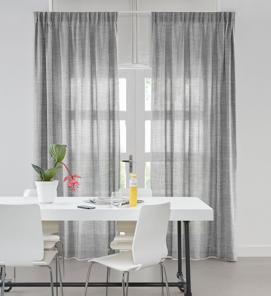 Transparent gardin - Noa Anthracite VNOAG04