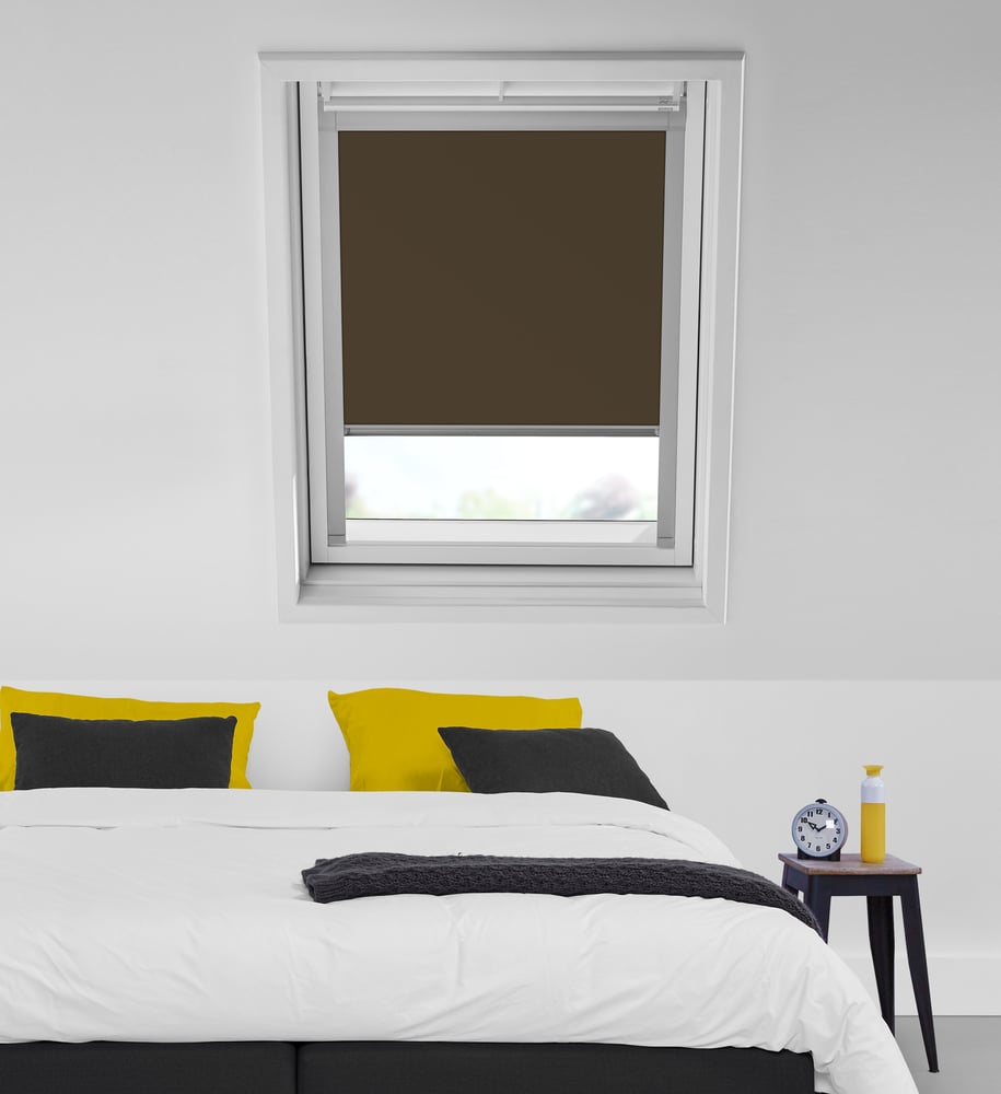 Dakraam rolgordijn voor VELUX® - Bruin