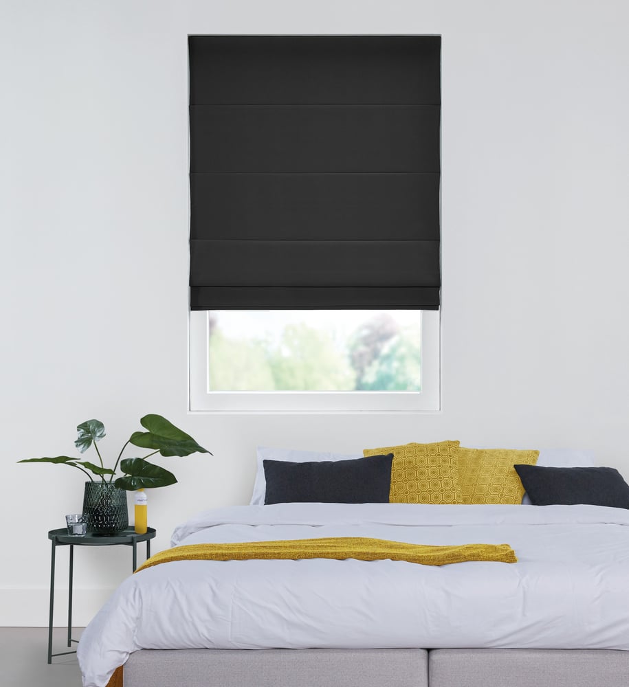 Foldegardin - Shimmer Gloss Black 221505G
