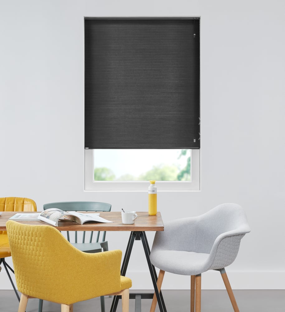 Energy - Plisségardin - Deep Black One Tone C2901T