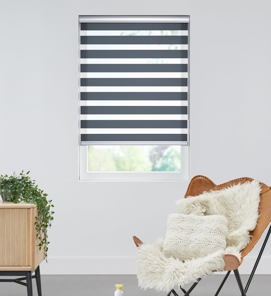 Slim Line - Duo-Rullegardin - Blå SLVD48