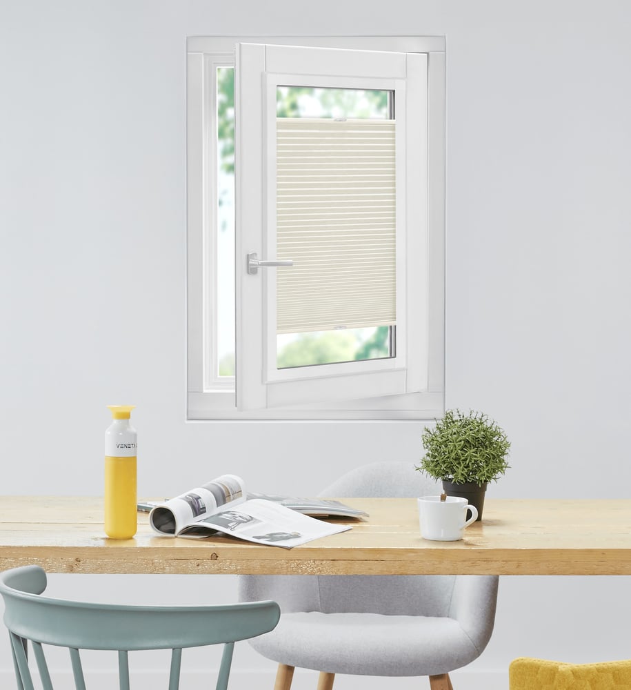 Luxury - Plisségardin - - Sand Beige One Tone 7156