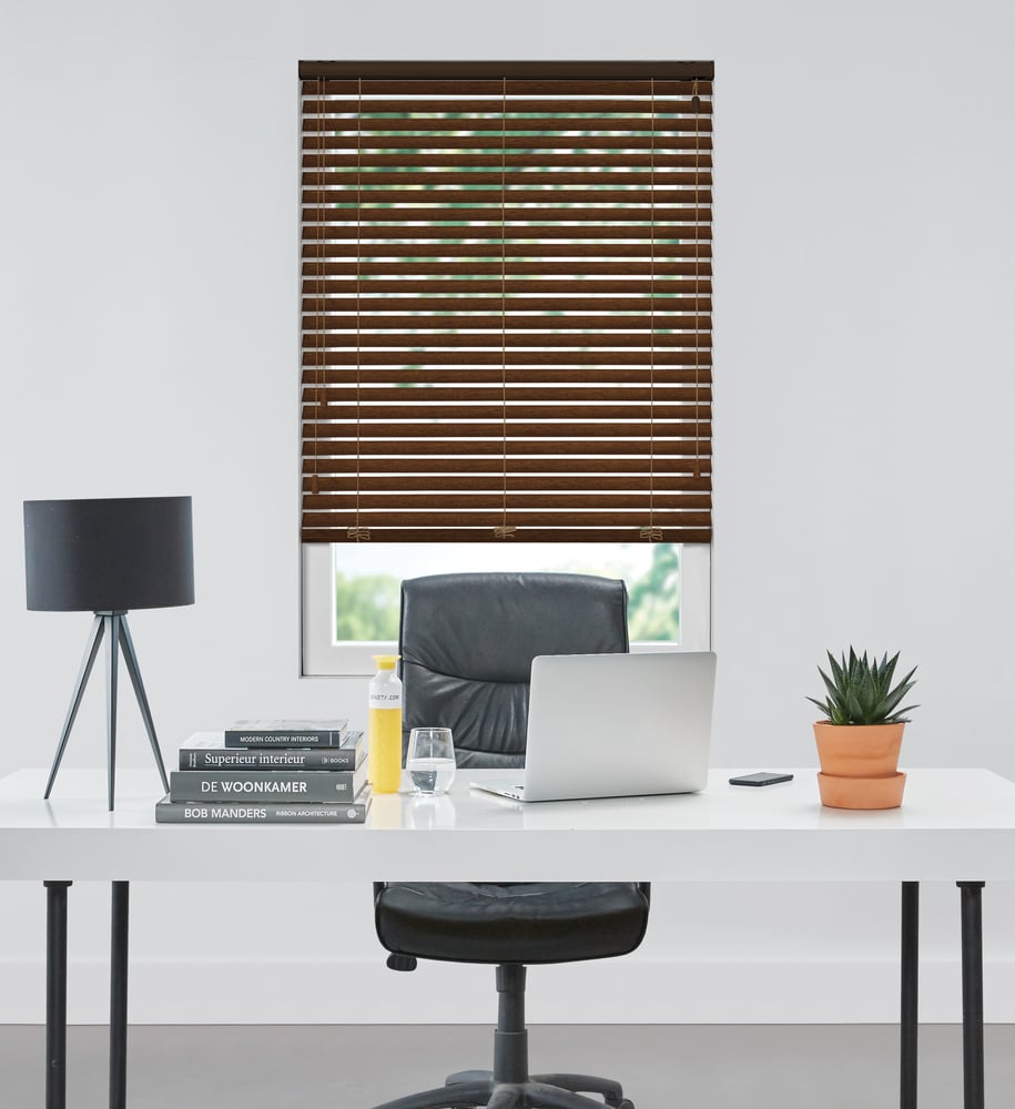 Essentials - Houten jaloezie - Donker Eiken ED230