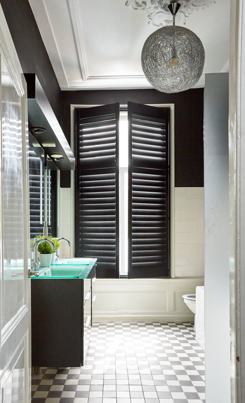 Shutters in badkamer